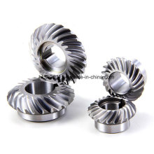 High Precision Steel Metal Small Bevel Spiral Gears, Right & Left Hand Bevel Gears